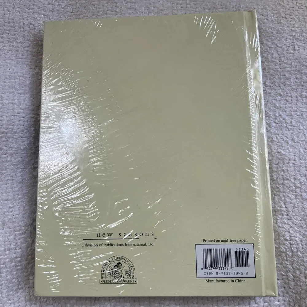 Flower Fairies Die Cut Photo Album Book Cicely Mary Barker Vintage 1999 Sealed